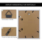Graduation School Years K-12 Day Collage Wood with Double White Mat Photo Frame - 2 Colors Available