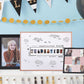 Graduation Congrats Grad Party Supplies Decorations Signature Board 12×16 – 2 Colors Available