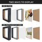 Shadow Box Frame Wood Display Case with Linen Back in 6 Sizes