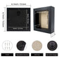 Shadow Box Frame Wood Display Case with Linen Back in 6 Sizes