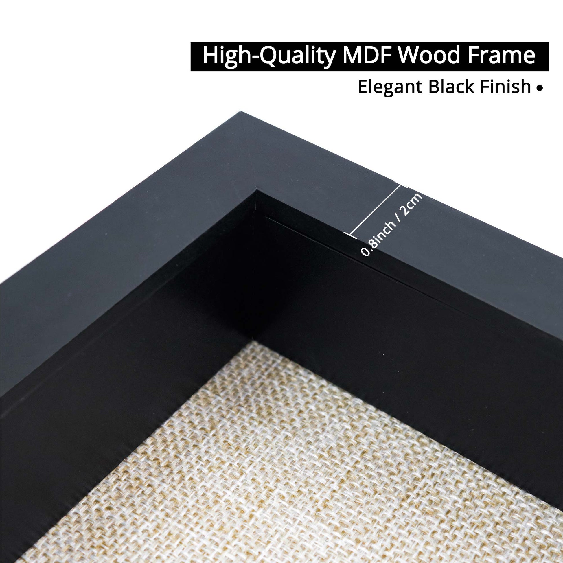 5 Wholesale 8 Inx10 In Black Shadow Box Wood Frame With Linen Backing And 6  Push Pins C/p 5 - at 