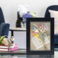 Shadow Box Frame Wood Display Case with Linen Back in 6 Sizes