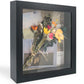 Shadow Box Frame Wood Display Case with Linen Back in 6 Sizes