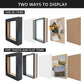 Shadow Box Frame Wood Display Case with Linen Back in 6 Sizes
