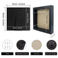 Shadow Box Frame Wood Display Case with Linen Back in 6 Sizes