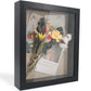 Shadow Box Frame Wood Display Case with Linen Back in 6 Sizes